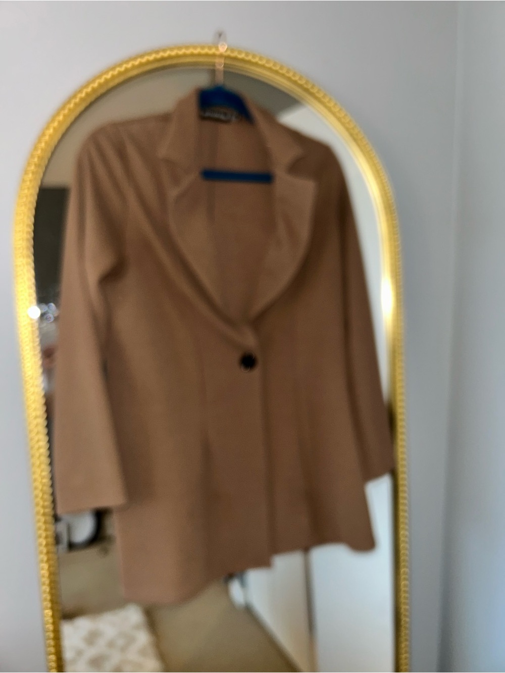 PrettyLittleThing Single-Button Camel Blazer